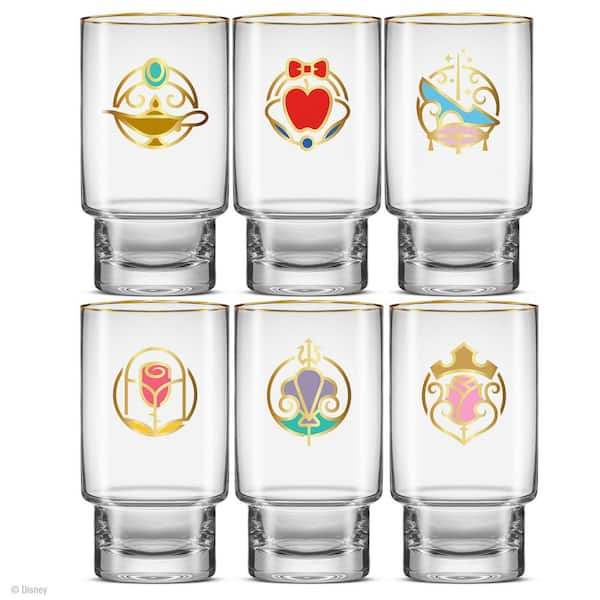 Disney Princess Lead Free Tall Glasses, 16 oz. Set of 6