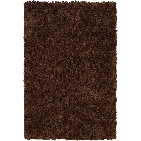 Addison Rugs Dolce Plush Shag Fudge 5 ft. X 7 ft. 6 In. Area Rug