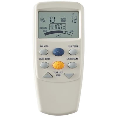 3-Speed Universal Ceiling Fan Thermostatic Remote Control with LCD Display