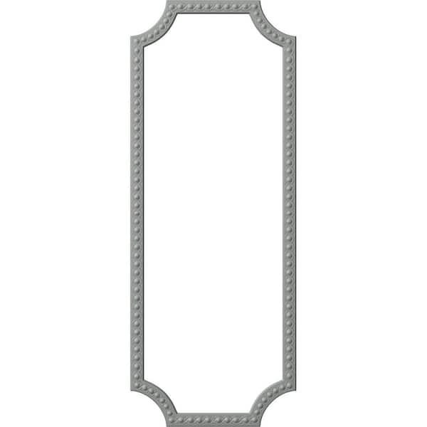 Ekena Millwork 28 in. W x 72 in. H Unfinished Polyurethane Foster Running Coin Panel Moulding Kit (Single Panel)