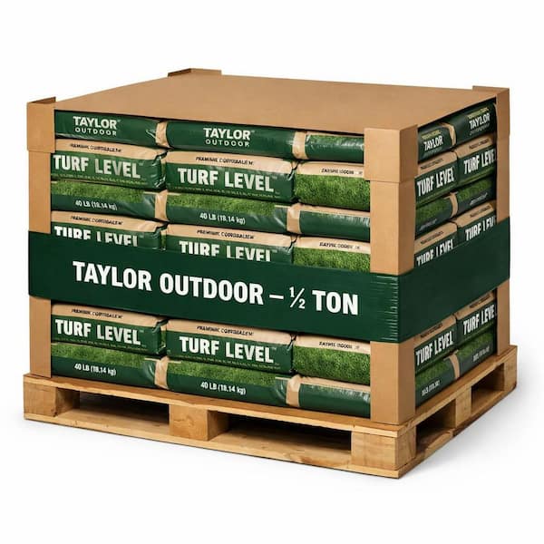 Eco Friendly Green Dyed Lawn Leveling Sand Mix for Topdressing, Yard Leveling, and Grass Repair, 40 lbs. Bag (25-Pack)