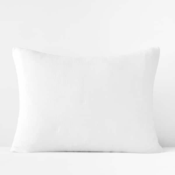 The Company Store Pryor Organic White Cotton King Sham
