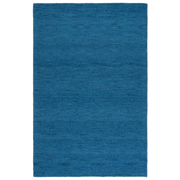 Metro Navy 9 ft. x 12 ft. Gradient Striped Area Rug