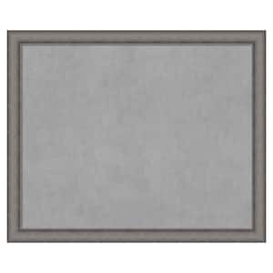 Burnished Concrete 44 in. x 36 in. Framed Magnetic Board