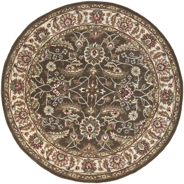 Livabliss John Brown 10 ft. x 10 ft. Round Area Rug