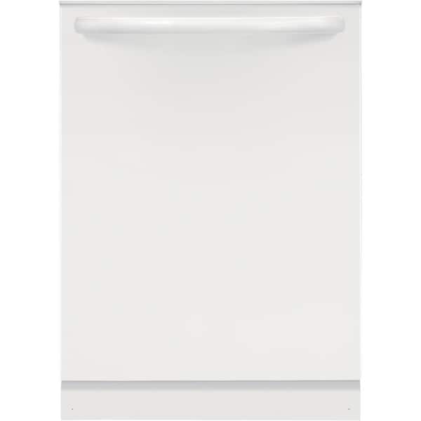 Frigidaire 24 In. in. Top Control Built-In Tall Tub Dishwasher in White with 4-Cycles, 54 dBA