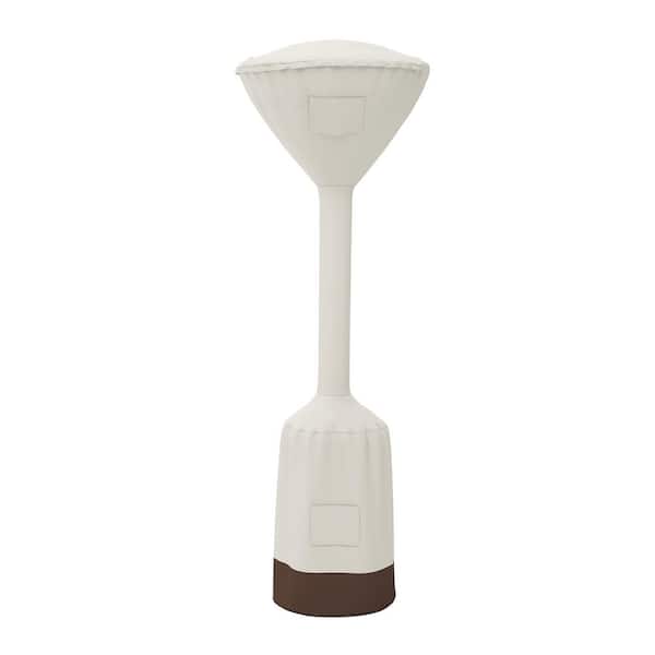 ITOPFOX Stand-Up 95 in. x 36 in. x 36 in. Tan Round Fabric Patio Heater Cover