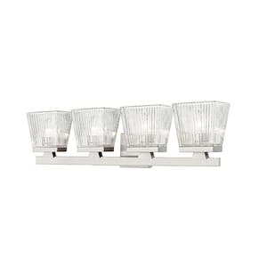CANARM Hartley 3-Light Oil Rubbed Bronze Vanity Light With Flat Opal Glass Ivl472a03orb - View #2