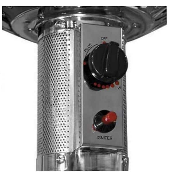 Hampton Bay - 48000 BTU Stainless Steel Patio Heater
