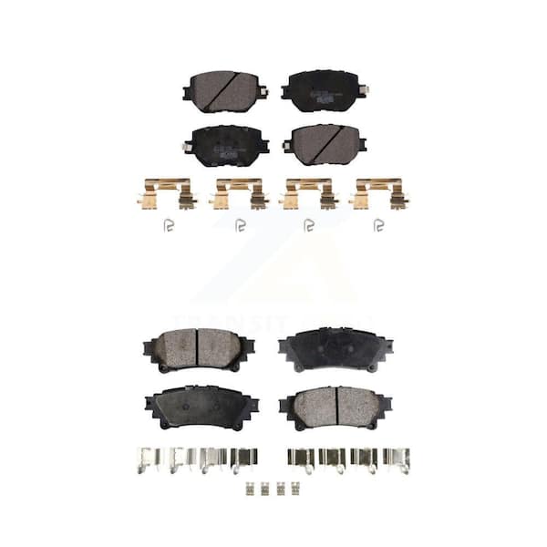 TEC Front Rear Ceramic Brake Pads Kit For Lexus IS250 KTC-100527