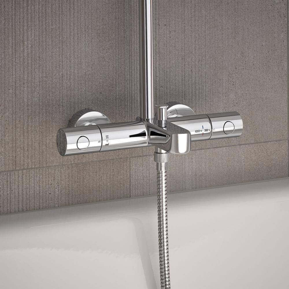 Euphoria Starlight Chrome Adjustable Multi-head Shower System
