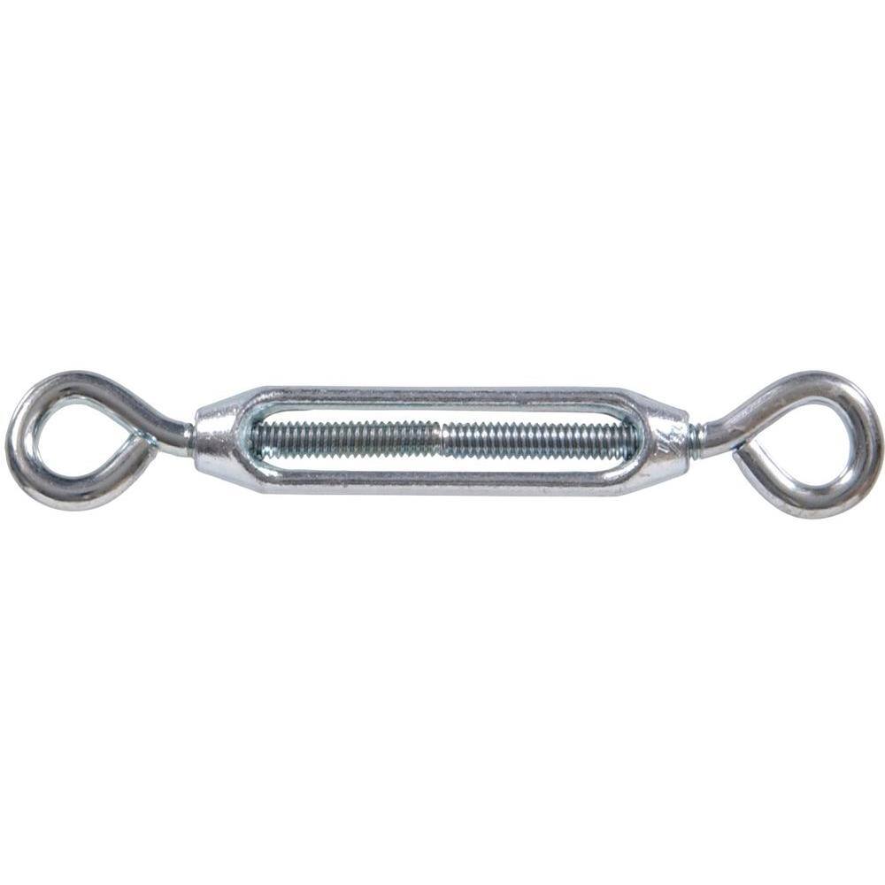 Hardware Essentials 832 x 43/8 in. Eye and Eye Turnbuckle in Zinc