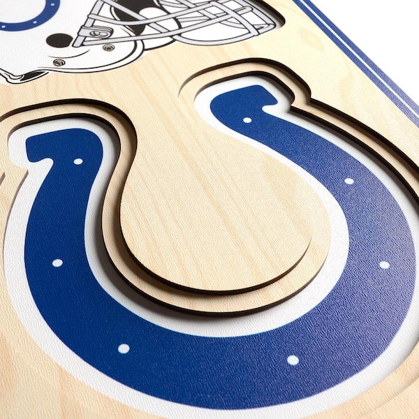 Indianapolis Colts Lucas Oil Stadium 3D Wood Stadium Replica — 3D