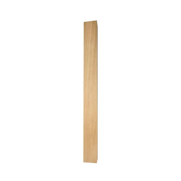 Waddell Craftsman Square Table Leg with Chamfer 35 in. H x 3.25 in. Dia. Unfinished Pine Wood, DIY Home Furniture Decor