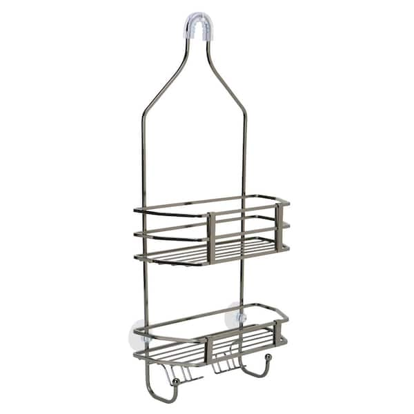 Bath Bliss Chrome Steel 2-Shelf Hanging Shower Caddy 22.4-in x 10.25-in x  4.3-in in the Bathtub & Shower Caddies department at