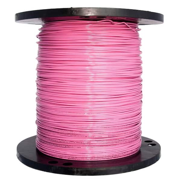 Southwire 2500 ft. 14 Pink Solid CU THHN Wire