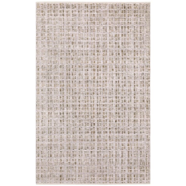 Brielle 3 ft. x 5 ft. Ivory/Beige Abstract Area Rug