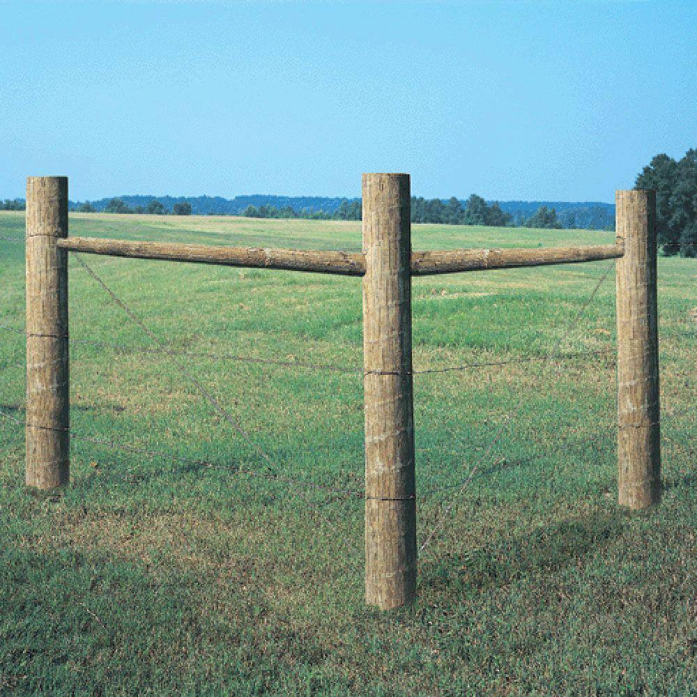 3 In X 3 In X 6 1 2 Ft Round Agriculture Fence Post P0300654 The Home Depot 3 In X 3 In X 6 1 2 Ft Round Agriculture Fence Post P0300654 The Home Depot