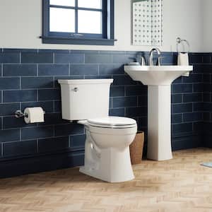 Elmbrook Rev 360 Complete Solution 2-Piece 1.28 GPF Single Flush Elongated Toilet in White (Seat Included, 3-Pack)