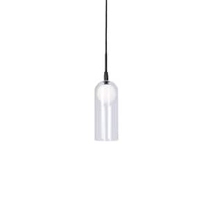 Stylo 4 in. 1 Light 8-Watt Black Integrated LED Pendant Light