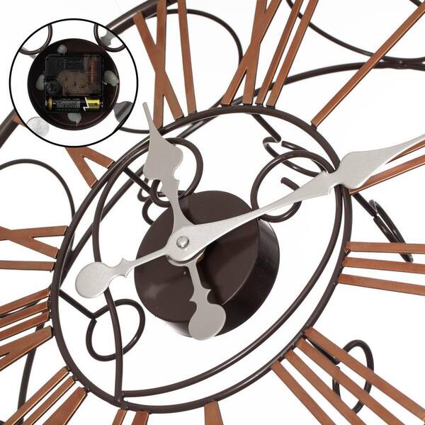 Tyrell's ワインボトル掛時計 Vintiquewise Wall-Mounted Clock Design Wine Holder with Stemware