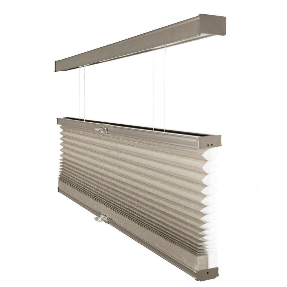 Cut-to-Size Khaki Grey Cordless Top Down Bottom Up Light Filtering Polyester Cellular Shade 52.5 in. W x 48 in. L price history on PriceWatchPro