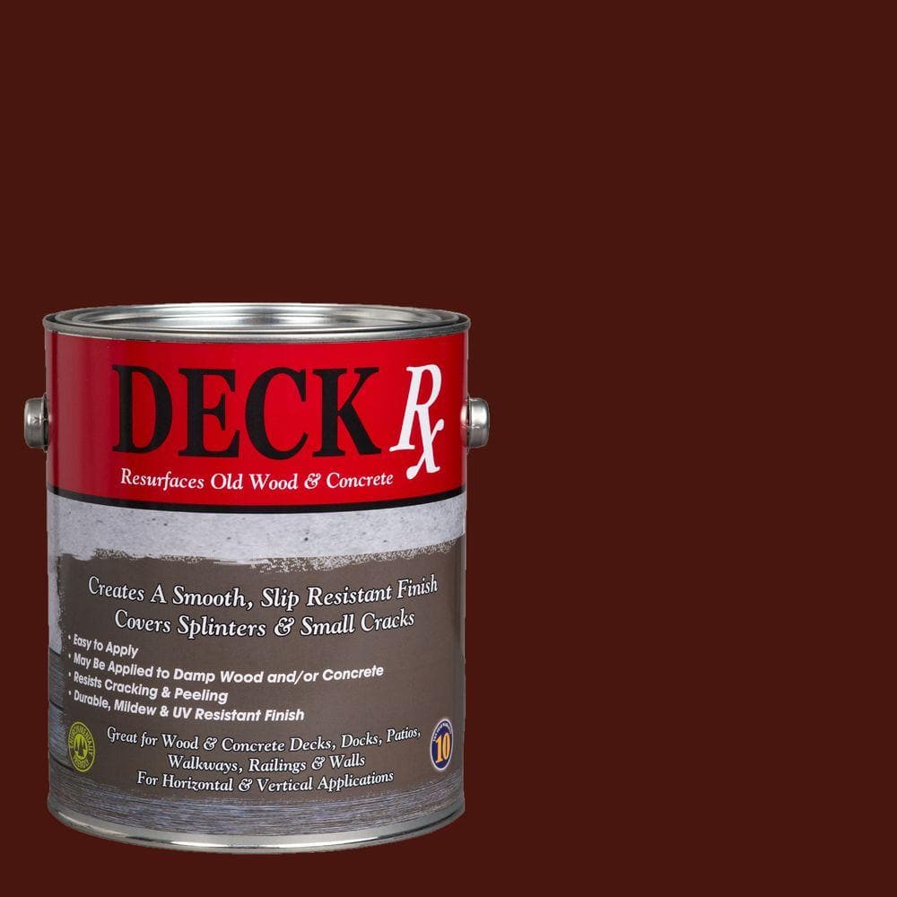 Deck Rx 1 gal. Brazile Nut Wood and Concrete Exterior Resurfacer