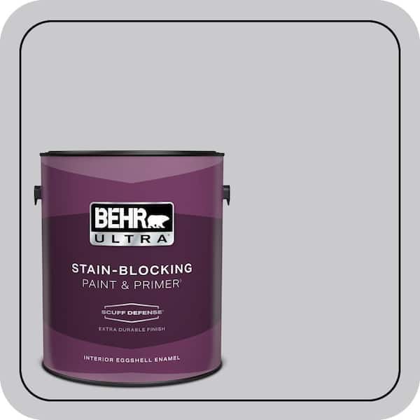 BEHR ULTRA 1 gal. #ECC-62-1 Urban Gray Extra Durable Eggshell Enamel Interior Paint & Primer