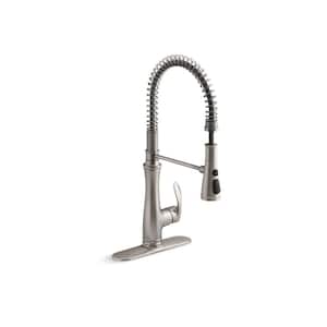 Bellera Single-Handle Semi-Professional Pull Down Sprayer Kitchen Faucet in Vibrant Stainless