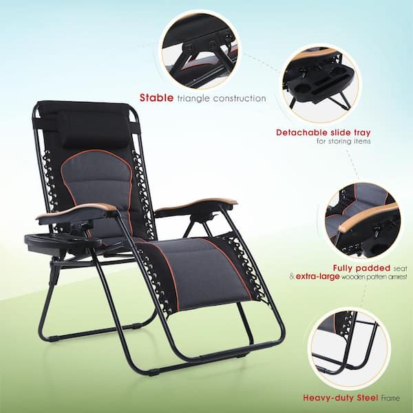 Real Living Oversized Padded Folding Chair