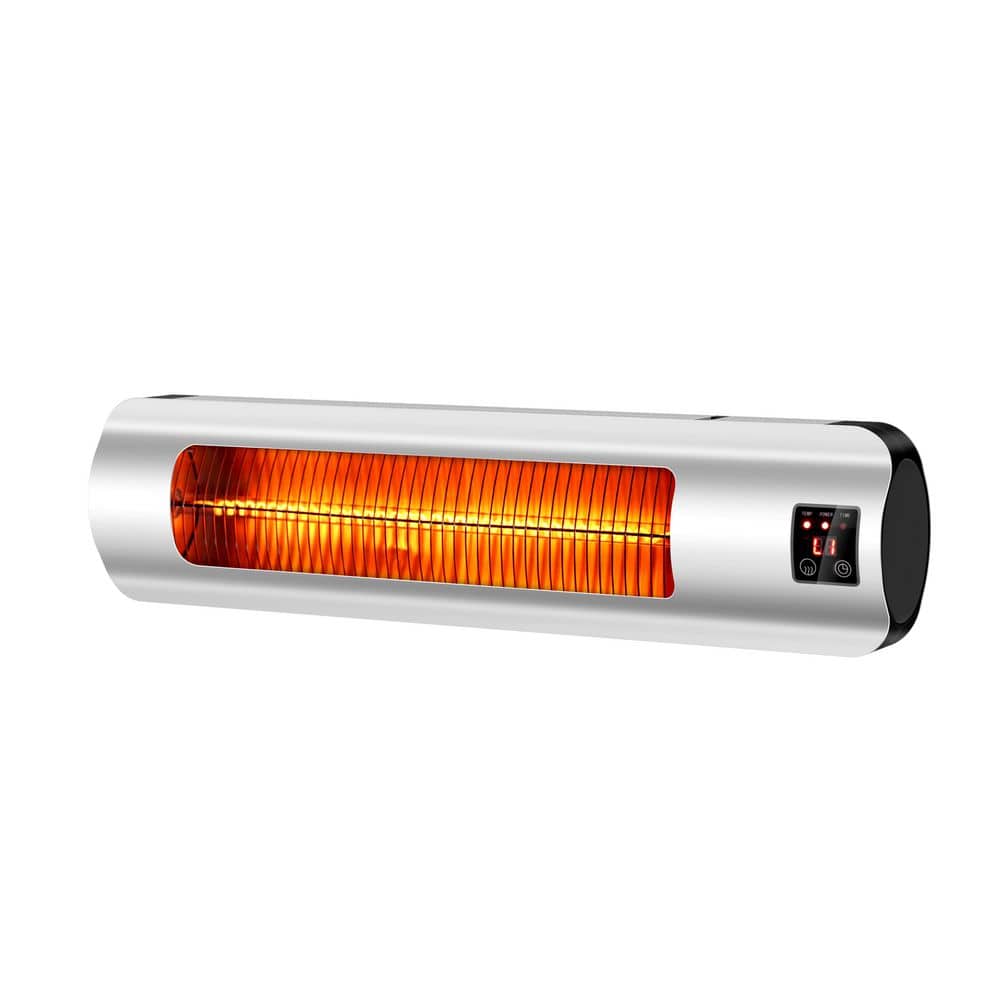 Edendirect 1500-Watt Electric Indoor Outdoor Patio Garage Portable Space Infrared Heater with Wall or Ceiling Mount with Remote