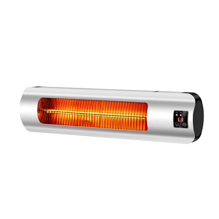 Edendirect 1500-Watt Electric Indoor Outdoor Patio Garage Portable Space Heater with Wall or Ceiling Mount with Remote