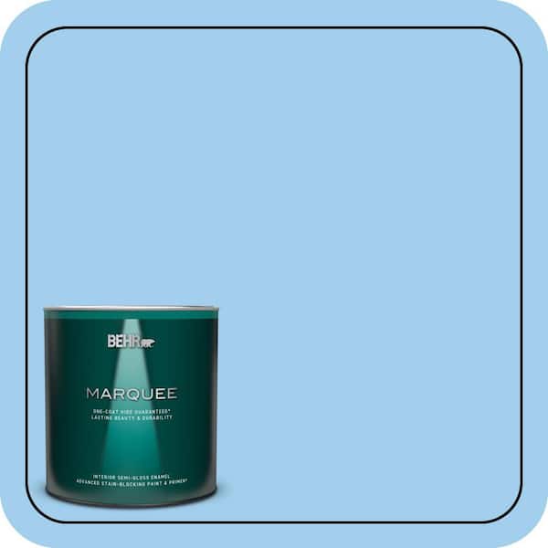 BEHR MARQUEE 1 qt. #P510-2 Mediterranean Charm Semi-Gloss Enamel Interior Paint & Primer