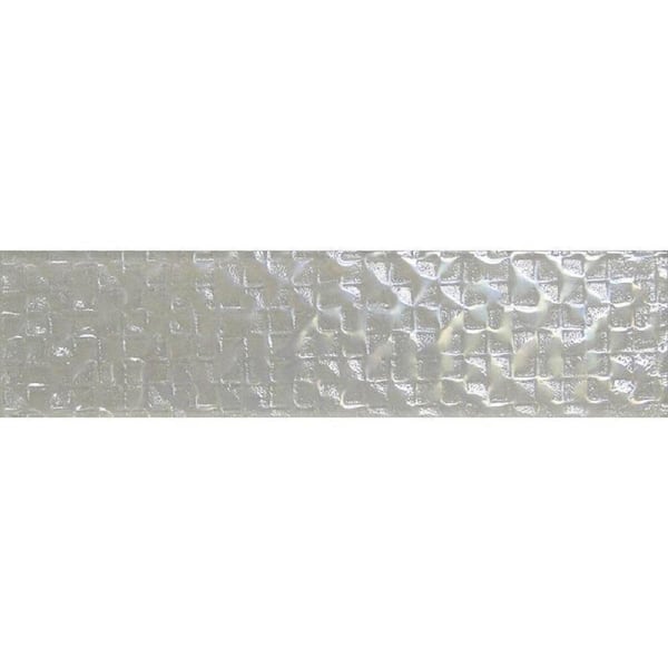 Apollo Tile White 3 in. x 12 in. Polished Glass Subway Tile Sample (0.25 sq. ft./Piece)