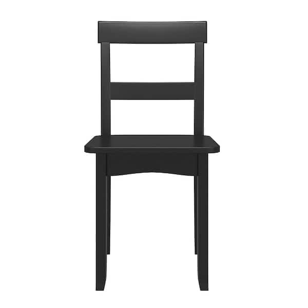 Ameriwood Home Sarah Kids Black Desk with Chair HD76757 - The Home Depot