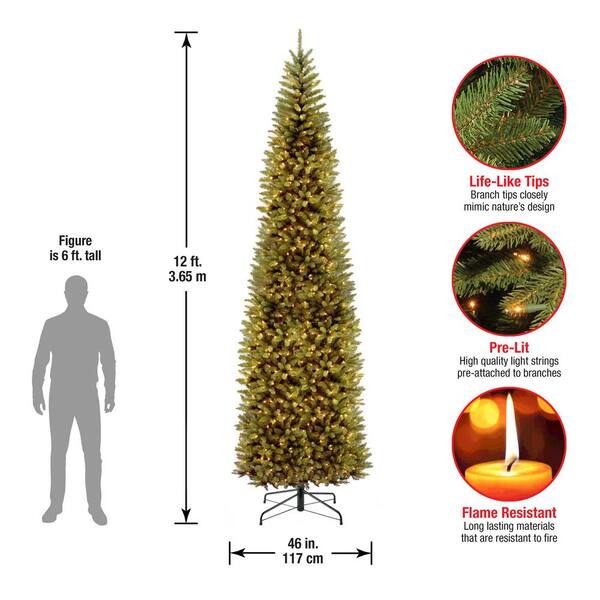 Christmas Artificial Pre-Lit Slim Tree 7 Feet Multicolor Lights store Kingswood