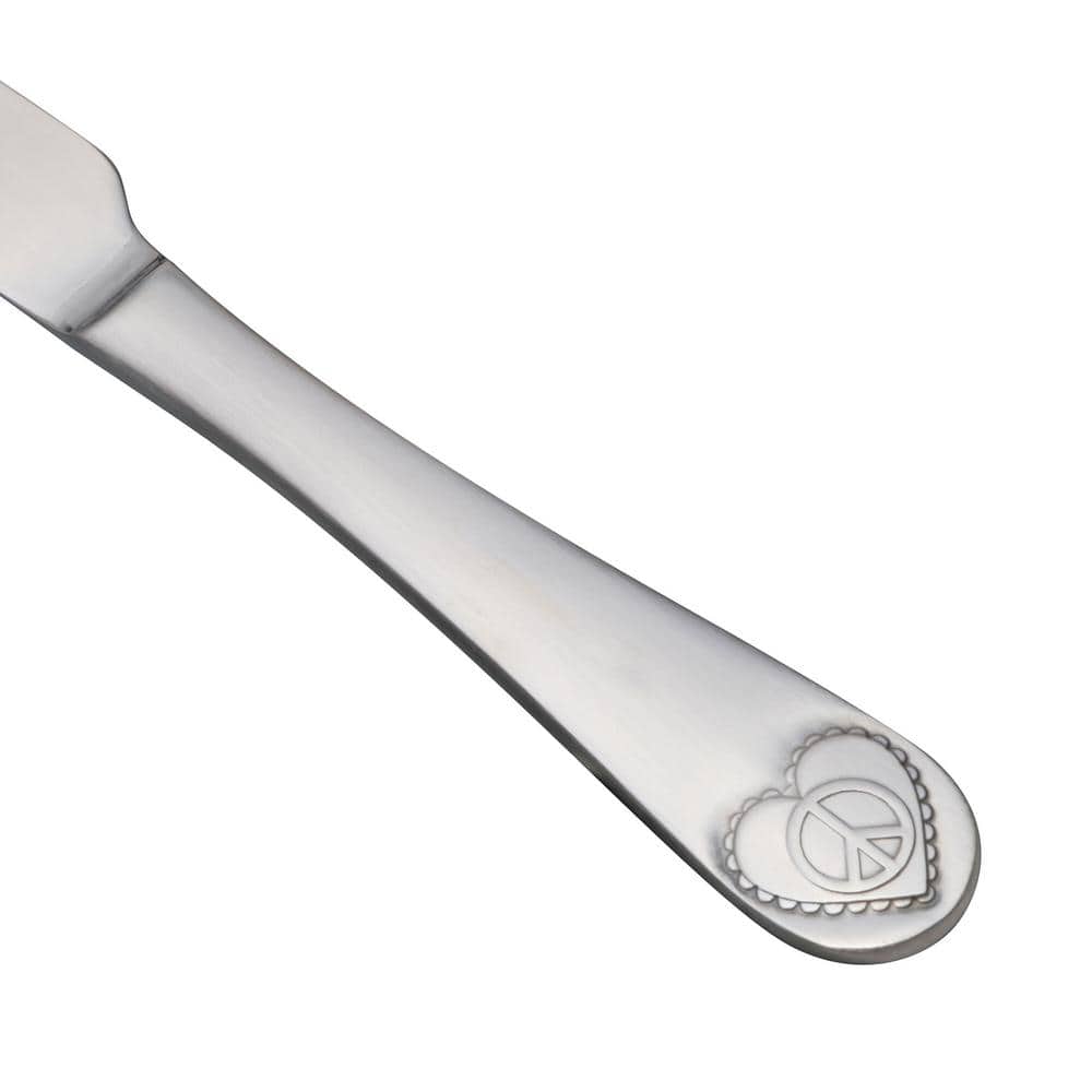 Towle 20pc Everyday Peace Flatware Set: 18/0 Stainless Steel, Traditional Style, Dishwasher-Safe, Service for 4