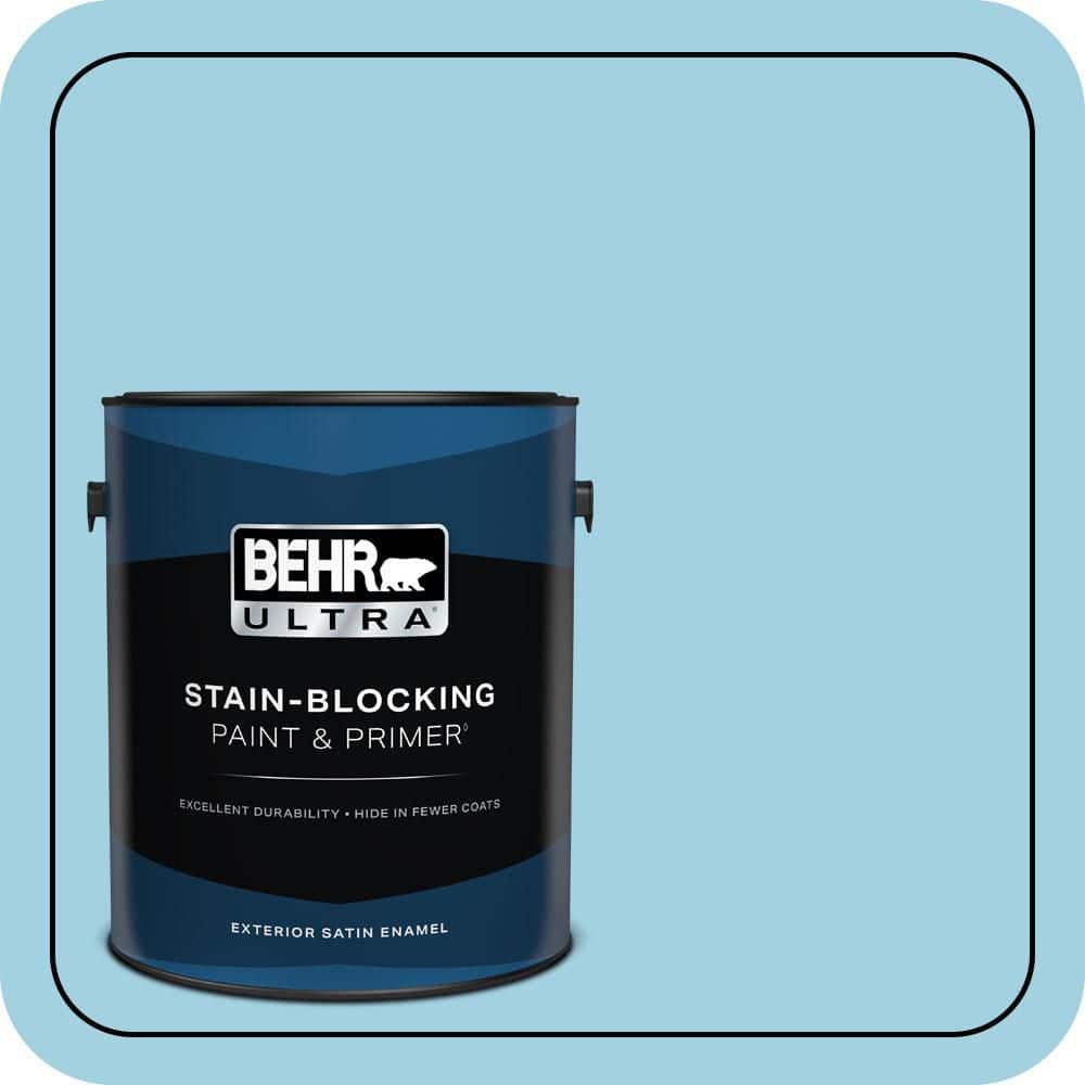 1 gal. #M480-3 Bengal Blue Satin Enamel Exterior Paint & Primer price history on PriceWatchPro