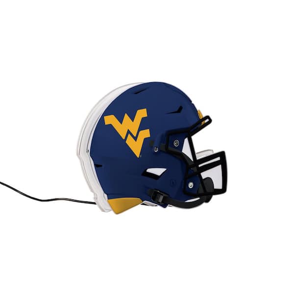 Evergreen West Virginia University Blue NCAA Helmet Desklite LED Decor