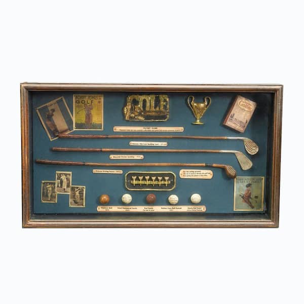 Antique Reproductions 12 in. Golf Club Shadow Box