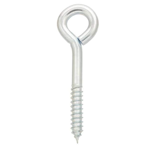 Everbilt 3/8 in. x 4-1/2 in. Zinc-Plated Lag Thread Screw Eye