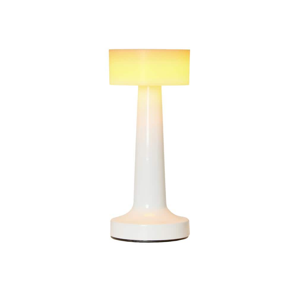White Mushroom Magic Dimming Cordless Touch Sensor Desk Lamp