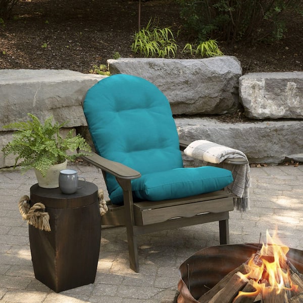 ARDEN 30 x 20 Plush Modern Tufted Outdoor Rocking Chair Cushion