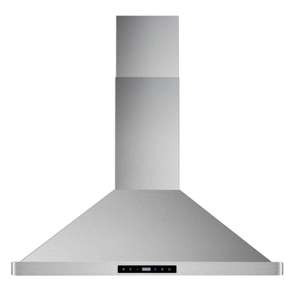 30-Inch Stainless Steel Wall-Mount Convertible Range Hood