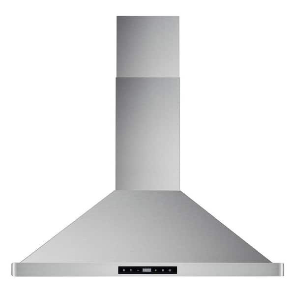Cosmo 30 in. Ducted Range Hood in Stainless Steel with Touch Controls, LED  Lighting and Permanent Filters COS-63175S - The Home Depot