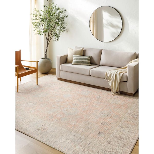 Becki Owens Marlene Dusty Pink 2 ft. x 4 ft. Medallion Indoor Area Rug