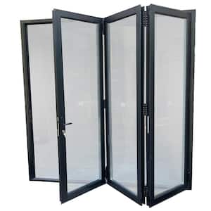 Teza 90 Series 120 in x 80 in Left to Right Outswing Black