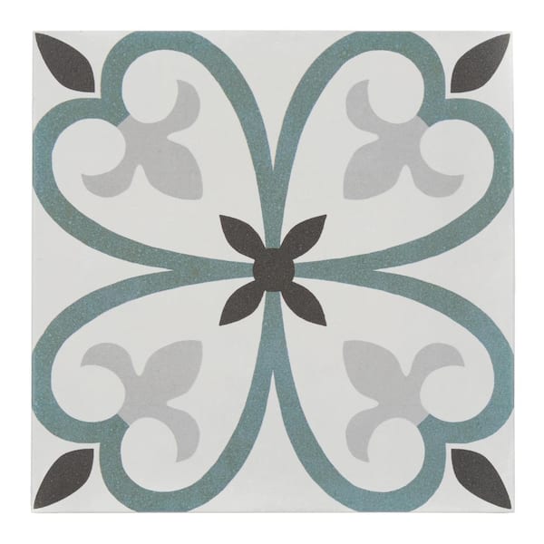 Marazzi D_Segni Clover 8 in. x 8 in. Glazed Porcelain Floor and Wall Tile (10.32 sq. ft./Case)
