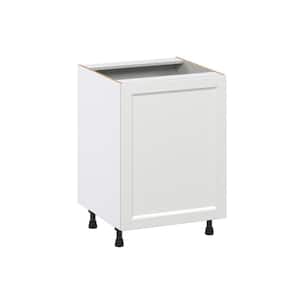 Alton 24 in. W x 34.5 in. H x 24 in. D Painted White Recessed Assembled 3 Waste Bins Pull out Kitchen Cabinet
