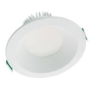 LCR8 Series 8 in. Soft White Selectable CCT Integrated LED Recessed Light with Round Surface Mount Trim Retrofit Module
